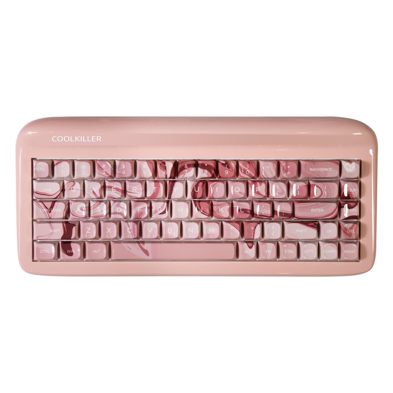 CoolKiller VIVID67 Teclado mecânico de alumínio, suporte de junta